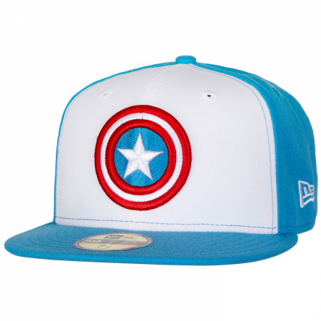 Captain America Red White and Blue Colorway New Era 59Fifty Fitted Hat